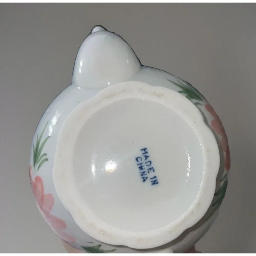 Vintage✨Pink Floral tea pot, hand painted MADE IN CHINA‎ *Great condition* - Picture 6 of 6